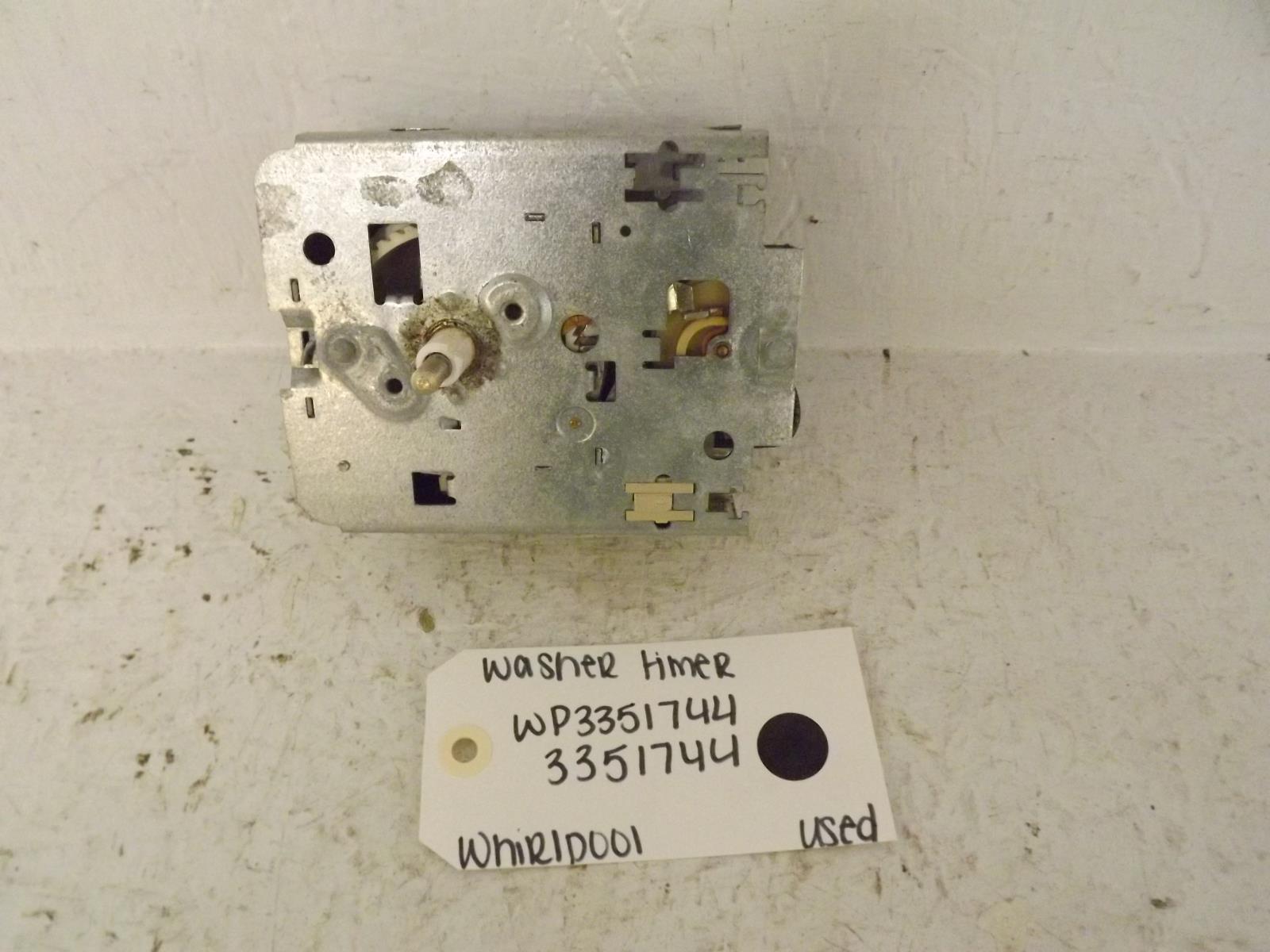 Whirlpool Washer WP3351744 3351744 Timer Used Whirlpool Washer WP3351744 3351744 Timer Used